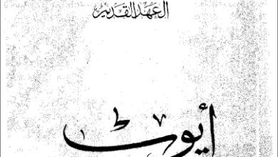 التفسير الحديث للكتاب المقدس - العهد القديم - سفر ايوب